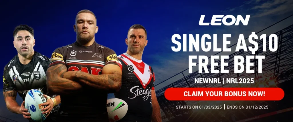 LEON NRL Free Bet How to Register at LEON Casino